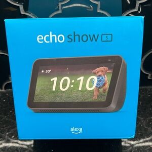 New Amazon Echo Show 5 (2nd Gen) Charcoal Sealed